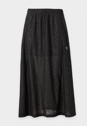 Puma, A-line skirt - black