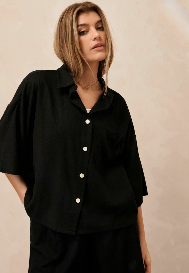 Next Hemdbluse - black