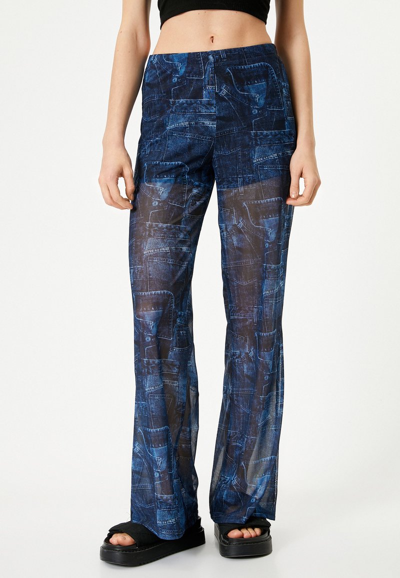 Koton WIDE - Bukser - blue