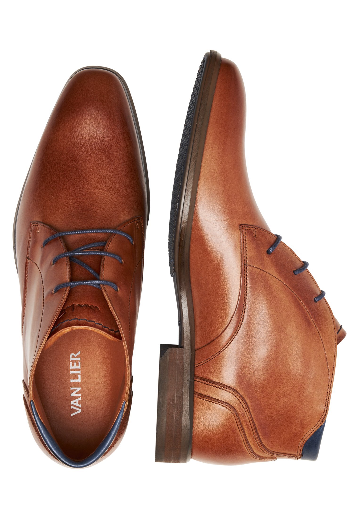 Van Lier BERLIN - Veterschoenen - cognac - Zalando.nl