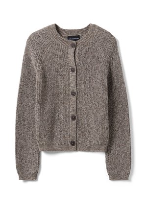 Les Copains, KNIT CARDIGAN IN REGULAR FIT - Cardigan - grey black