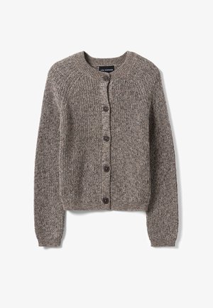 Les Copains, KNIT CARDIGAN IN REGULAR FIT - Cardigan - grey black