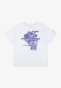 Jordan FLOWERS TEE - T-Shirt print - white
