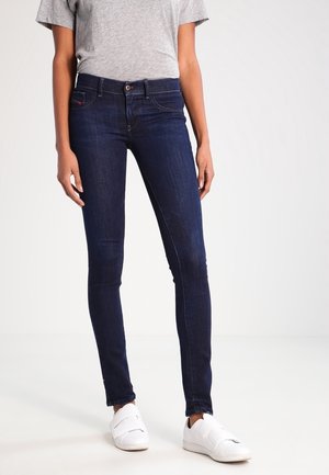 Slim fit jeans - dark-blue denim