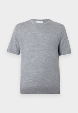 CONNOR - Lihtne T-särk - grey melange