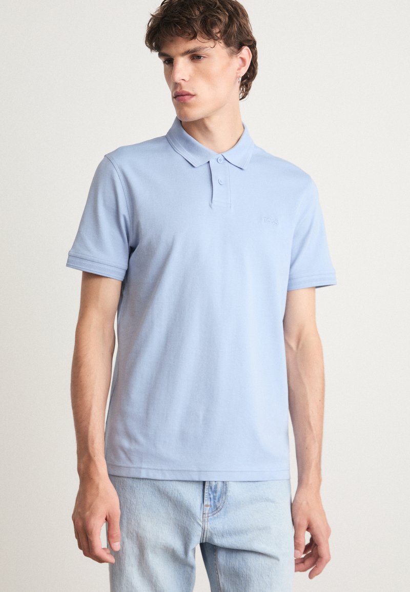 BOSS Polokošeľa - open blue