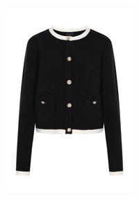 Neuletakki - black offwhite