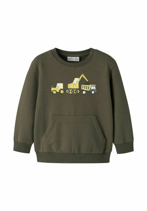 Name it, NMMVUGO LS NREG SWEAT BRU - Суитшърт - green