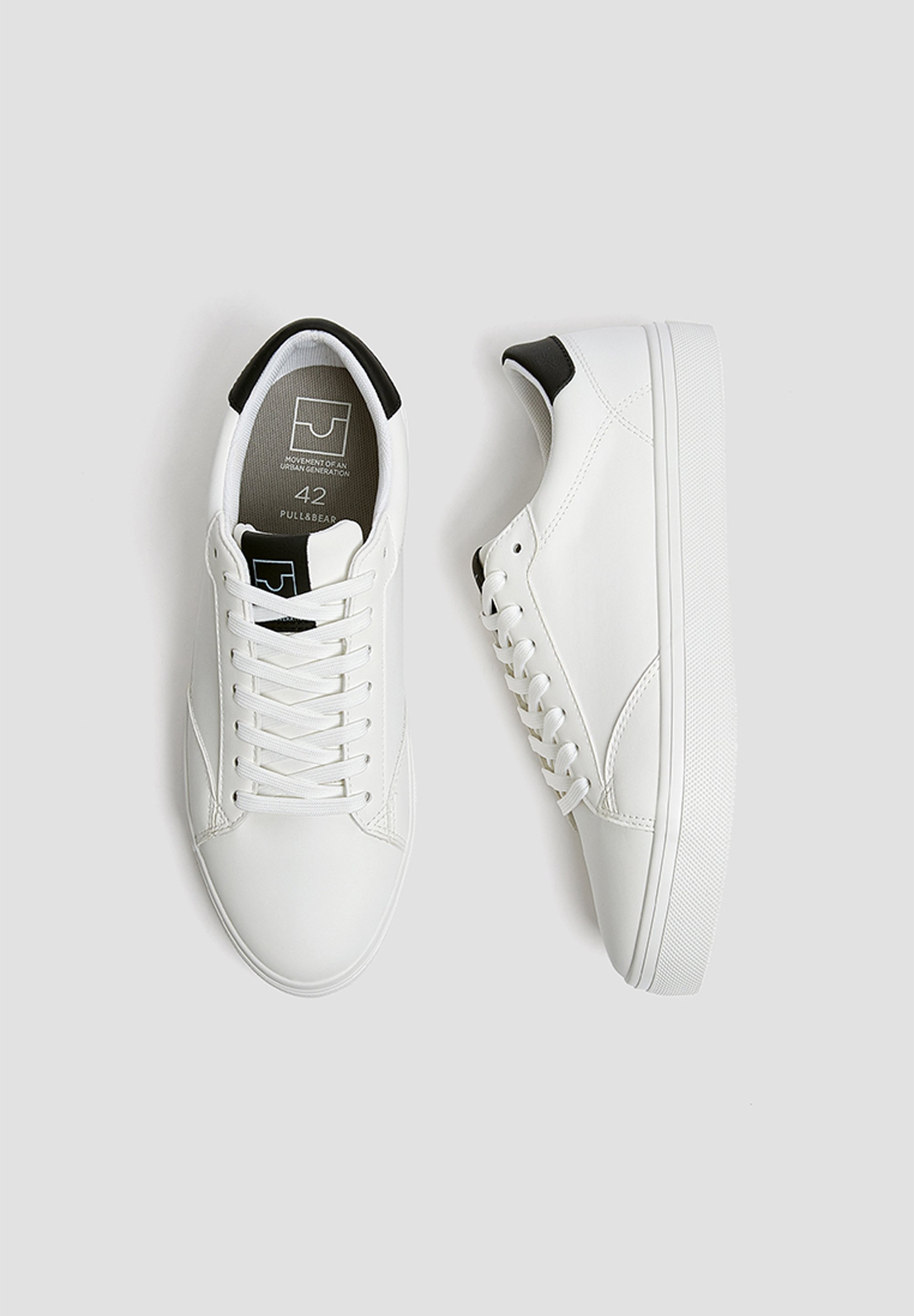 pull and bear white trainers