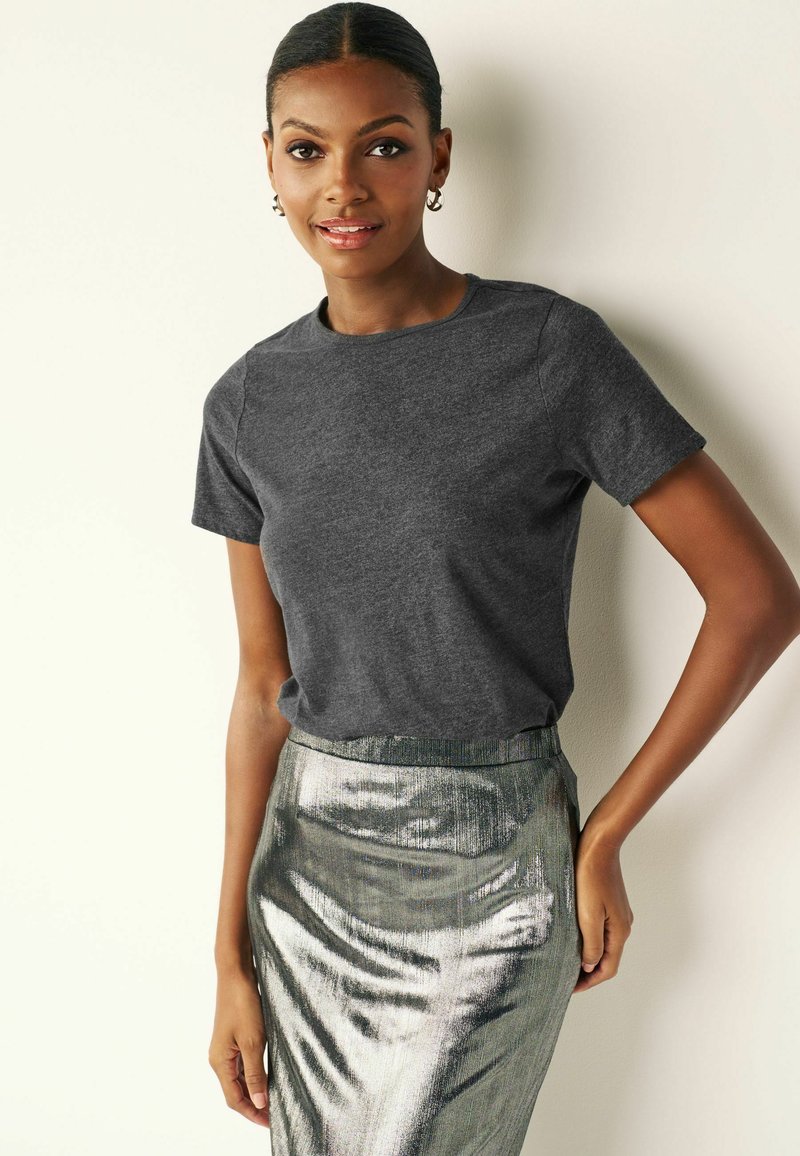 Next THE EVERYDAY CREW NECK SHORT SLEEVE - Osnovna majica kratkih rukava - grey
