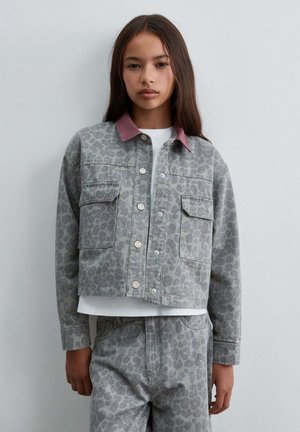 Scalpers, SCALPERS SCANIMAL JACKET GIRLS - Chaqueta vaquera - khaki