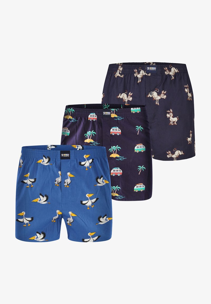 Happy Shorts 3-PACK PRINT - Caleçon - set