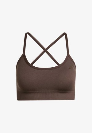 adidas Performance, Sports-BH'er med let støtte - aurora coffee