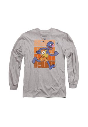 SESAME STREET RUN RUN GROVER - Langarmshirt - mottled light grey