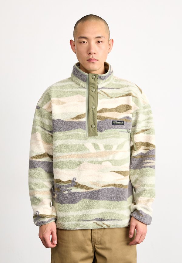 HELVETIA™ II PRINTED HALF SNAP - Fleecepullover - safari rouge valley