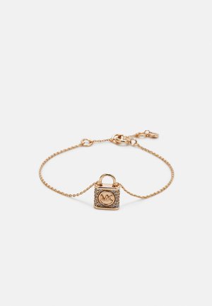 PAVÉ LOCK DELICATE LINE BRACELET - Bracciale - rose gold-coloured