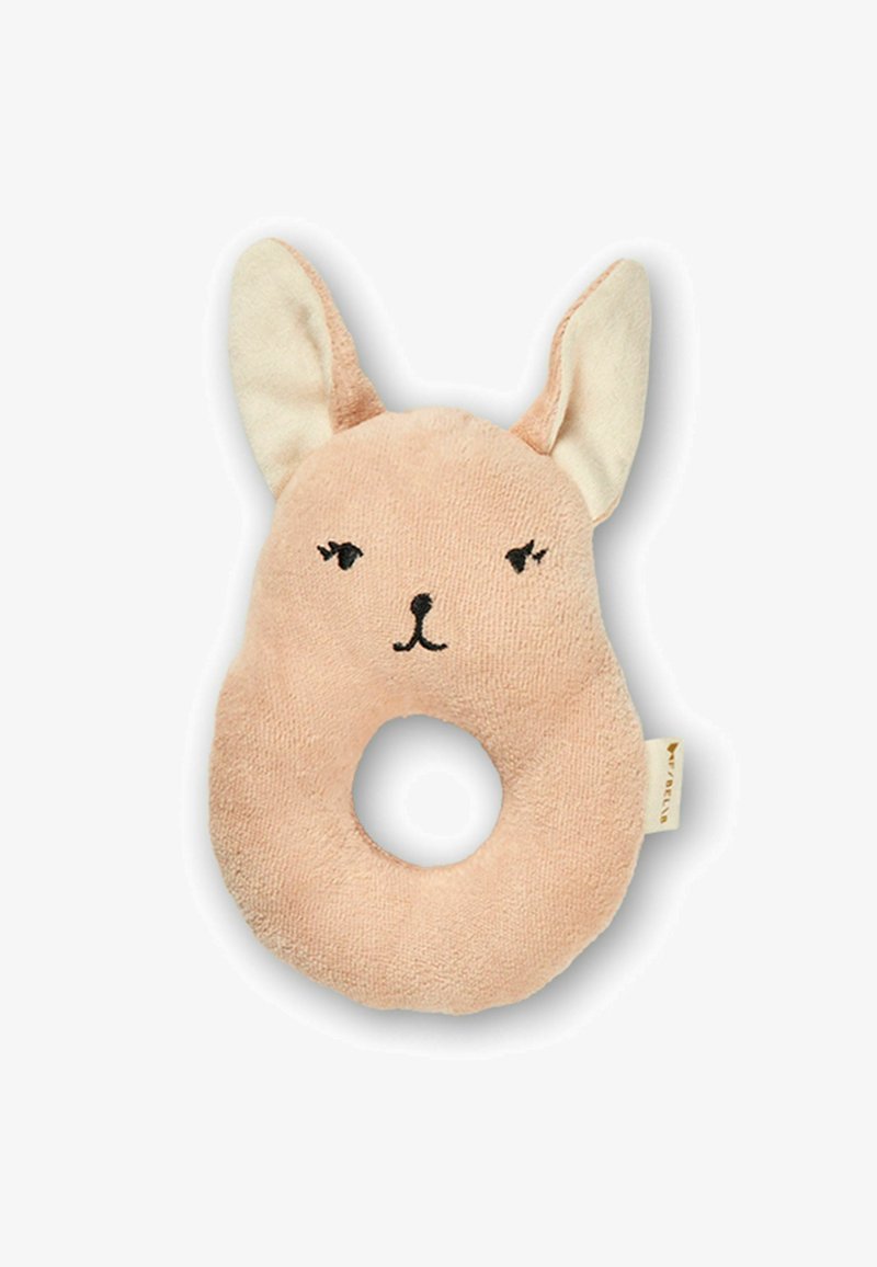 Fabelab Raketa Fabelab RATTLE - BUNNY. - Cuddly toy - dusty rose/light pink - Zalando.ie