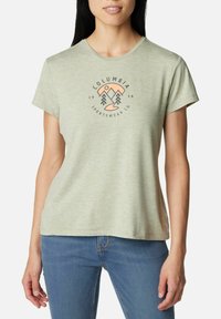 RIDGE GRAPHIC SS TEE - T-shirt con stampa - light green