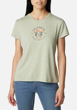 RIDGE GRAPHIC SS TEE - T-shirt imprimé - light green