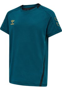 Hummel CIMA  - T-shirt med print - blue coral