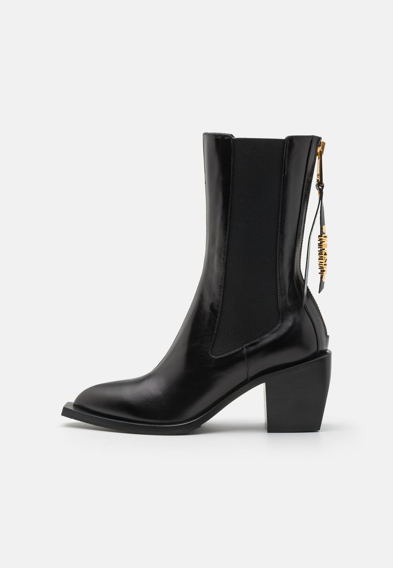 MOSCHINO SCARPONCINO DONNA - Cowboy/Biker boots - nero