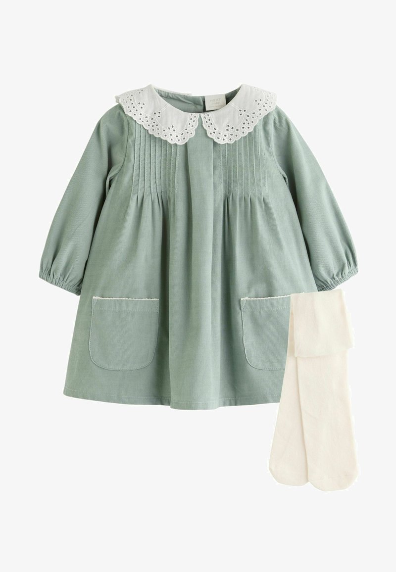 Next COLLARED REGULAR FIT SET - Denné šaty - sage green