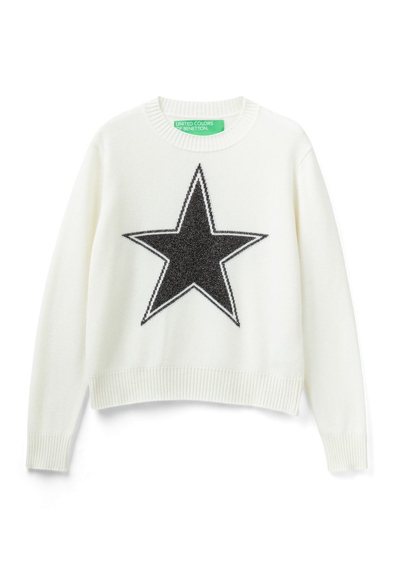 United Colors of Benetton Trui wit United Colors of Benetton Trui wit