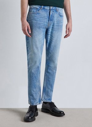 Calliope, JEAN TINTA UNITA - Jeans Tapered Fit - blu denim medio