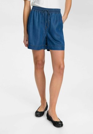Nümph NUMIAMI - Džinsiniai šortai - medium blue denim