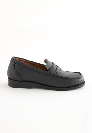 SCHOOL LEATHER LOAFERS - Scarpe senza lacci - black