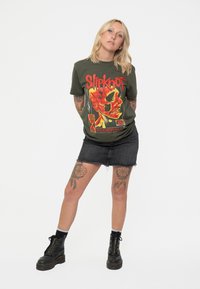 Paradiso Clothing SLIPKNOT ZOMBIE - Print T-shirt - green