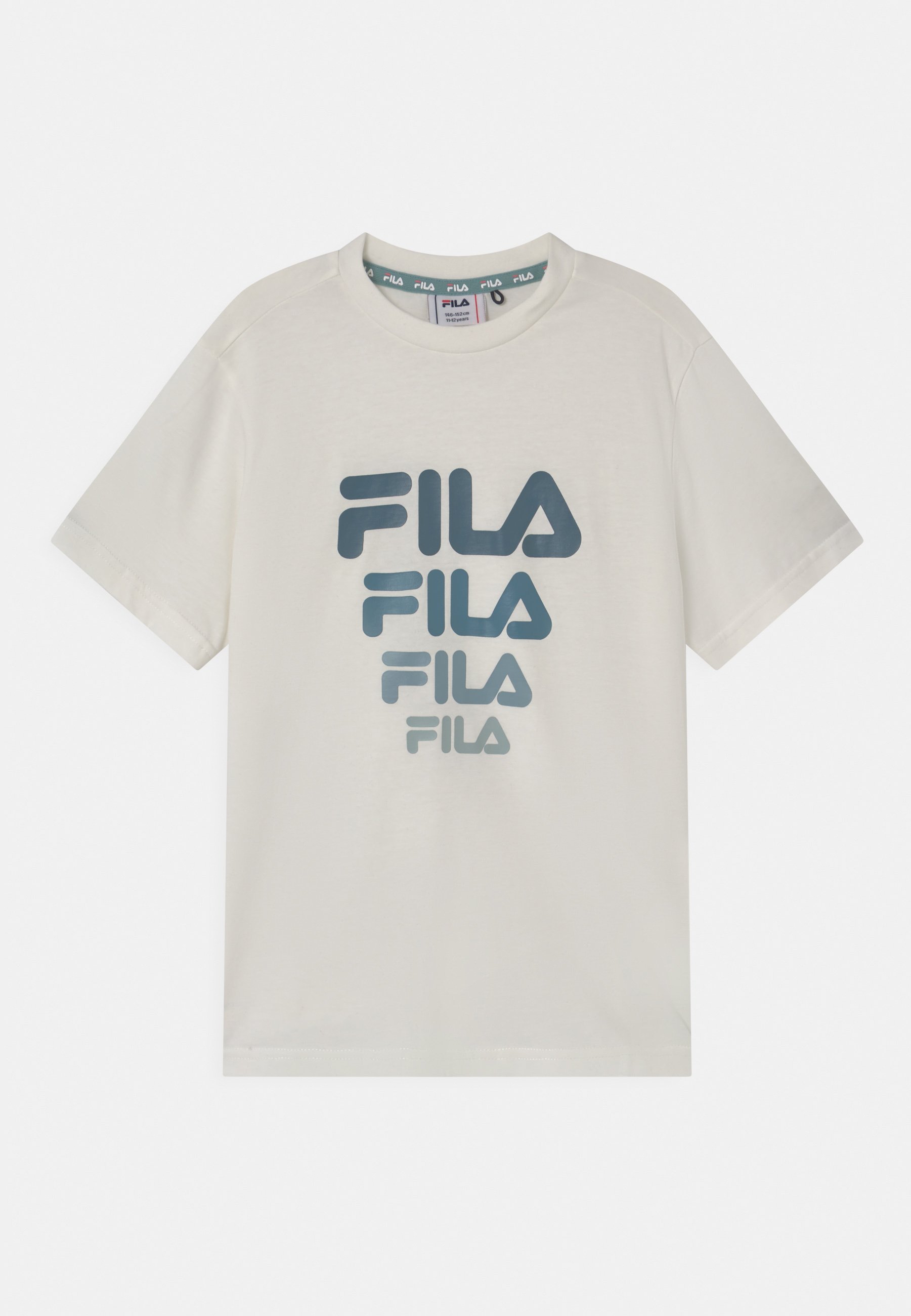 Fila PAVEL - T-Shirt print - snow white/offwhite