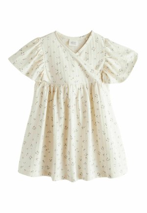 REGULAR FIT - Jerseyklänning - cream