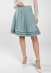 Spieth & Wensky - TRACHTEN FLORA - A-line skirt - türkis Thumbnail Image 1