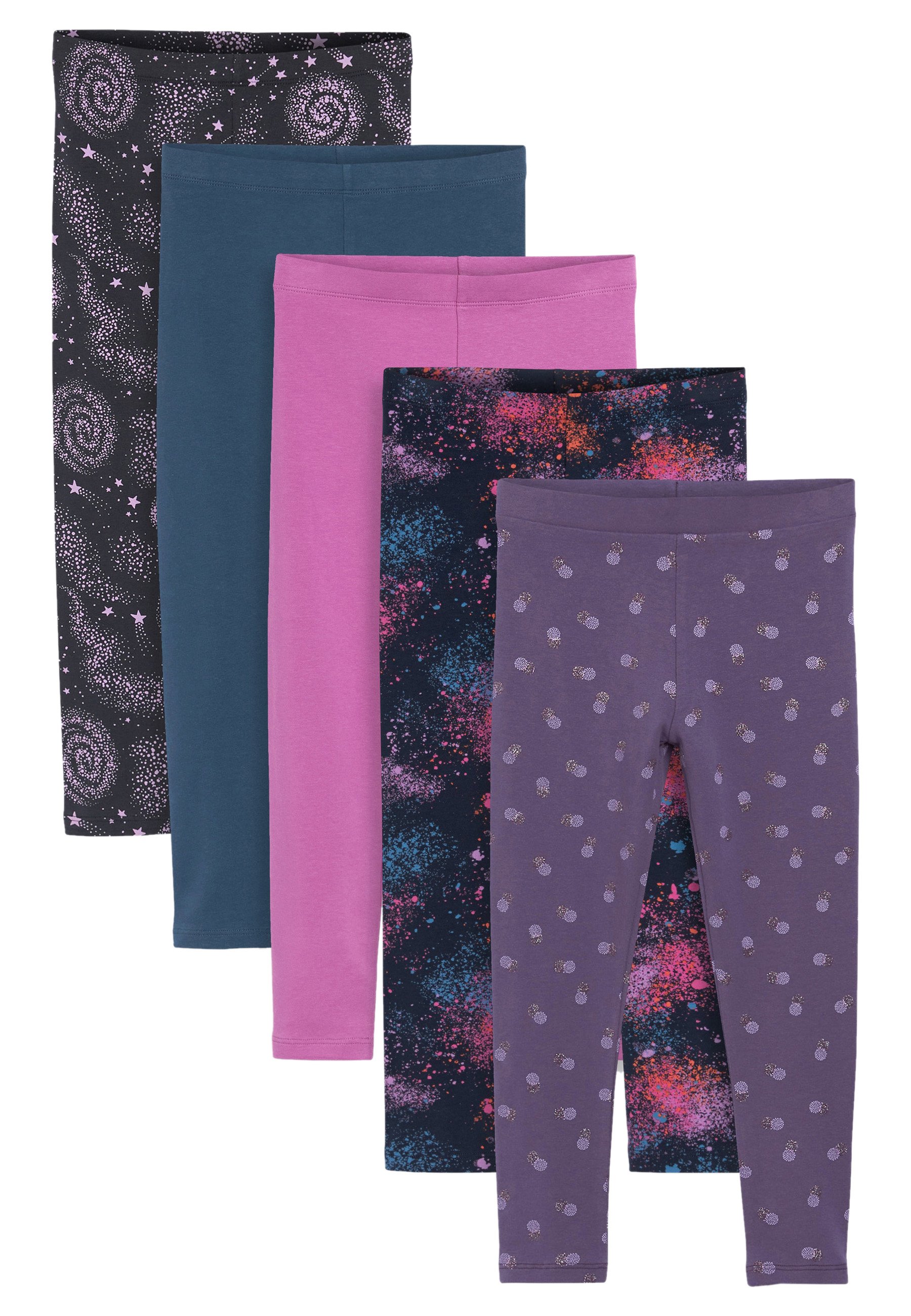 PACK - Leggings - Trousers - purple 