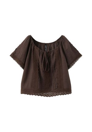 Mango, ADULT - Blouse - dark brown