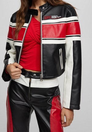 Veste en similicuir - red