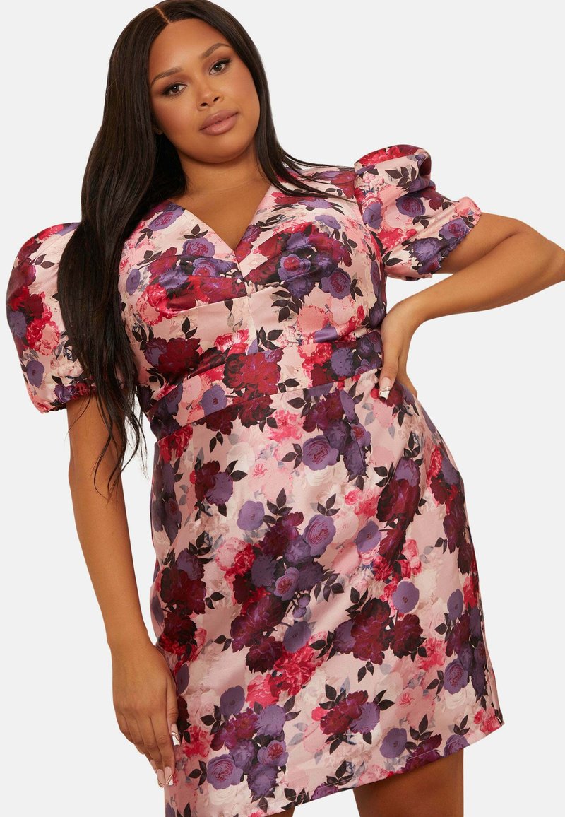 Damen Kleider | Chi Chi London Curvy Etuikleidpink - XG59264 Damen Kleider | Chi Chi London Curvy Etuikleidpink - XG59264