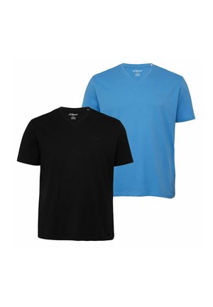IM DOPPELPACK BIG SIZE - T-Shirt basic - schwarz blau