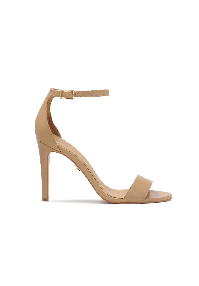 Kazar MEGAN - Magas sarkú szandálok - beige