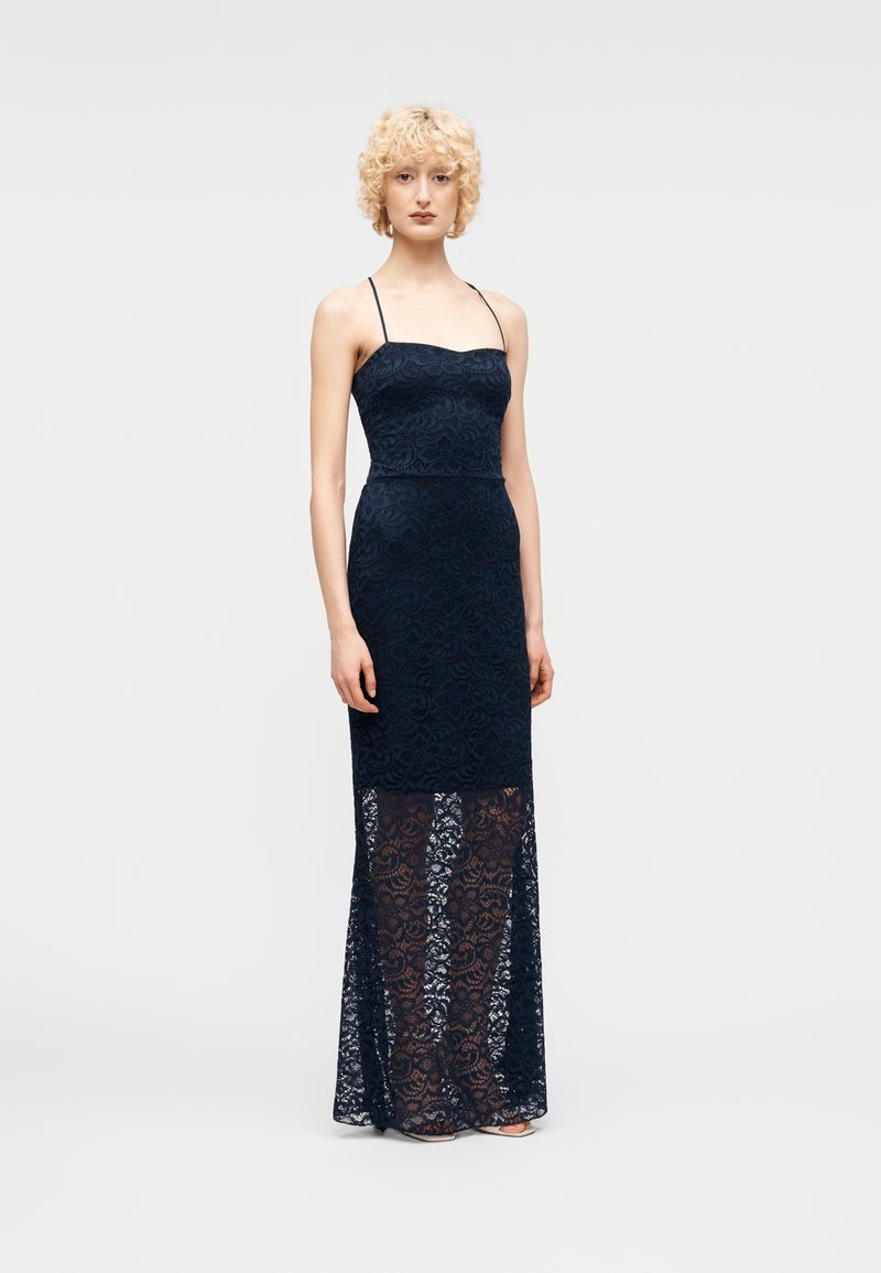 WAL G. BACK DETAIL MAXI - Maxi dress - navy blue/dark blue - Zalando.co.uk