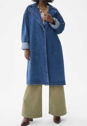 Klassisk frakke - mottled blue