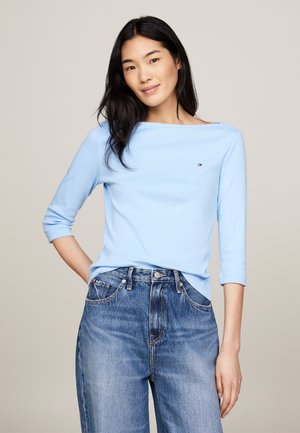 Tommy Hilfiger SLIM CODY BOAT - Maglietta a manica lunga - vessel blue