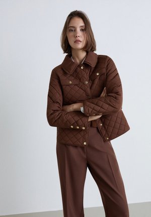 Calliope CAPOSPALLA TINTA UNITA - Winterjacke - marrone chiaro