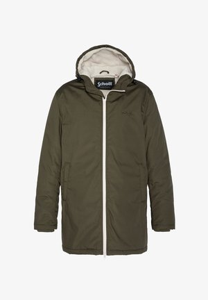 Schott Manteau court - kaki foncé