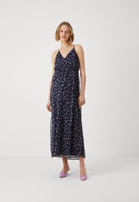 Vero Moda Maternity VMMSMILLA SINGLET WRAP DRESS - Maxi ruha - navy/luna