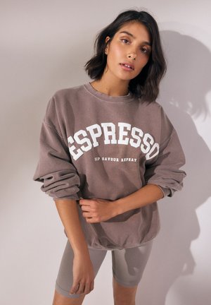 Next Felpa - chocolate brown espresso