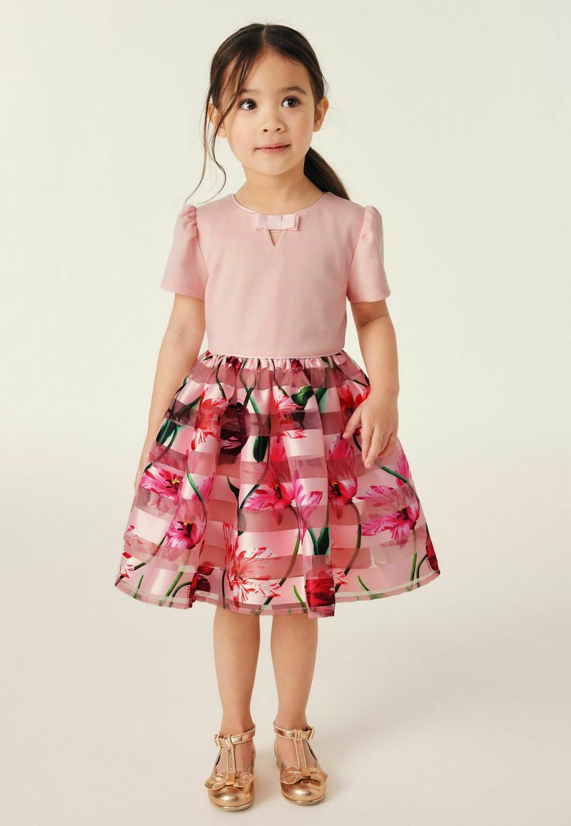 Baker by Ted Baker STRIPED BURNOUT REGULAR FIT - Robe de jour - pink/rose - ZALANDO.FR