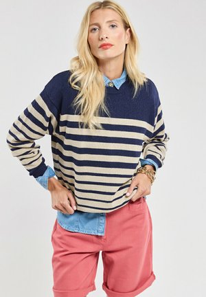 Armor lux, RAYÉ - Pullover - naturel seal