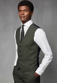 Next TEXTURED REGULAR FIT - Vest - green